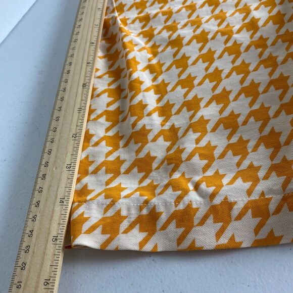 ALLMA  Women's Skort Houndstooth Gold Buttons Front Spring Summer Size S/M - Picture 9 of 10
